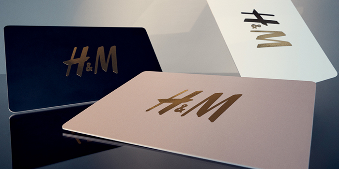 H&M gift card Sweden