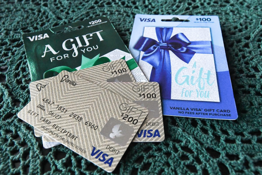 Vanilla Visa gift card