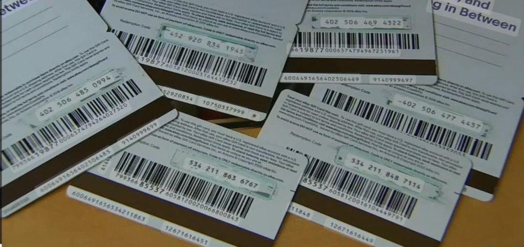 redeeming gift card in thailand
