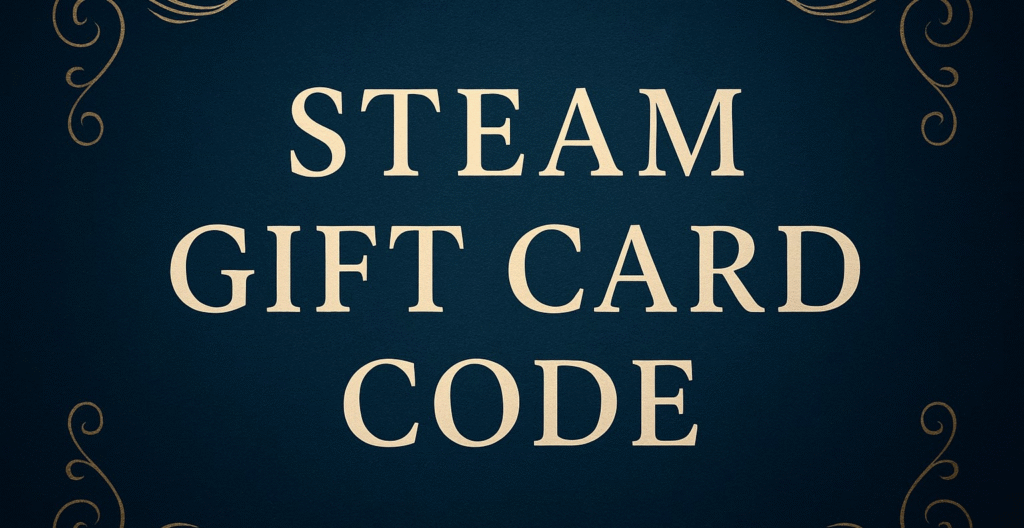 Steam gift card code