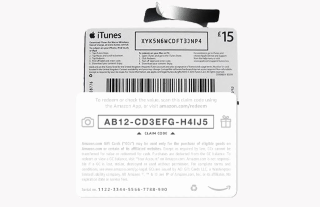 gift card codes