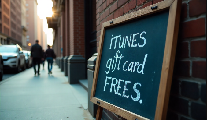 iTunes gift card codes not used