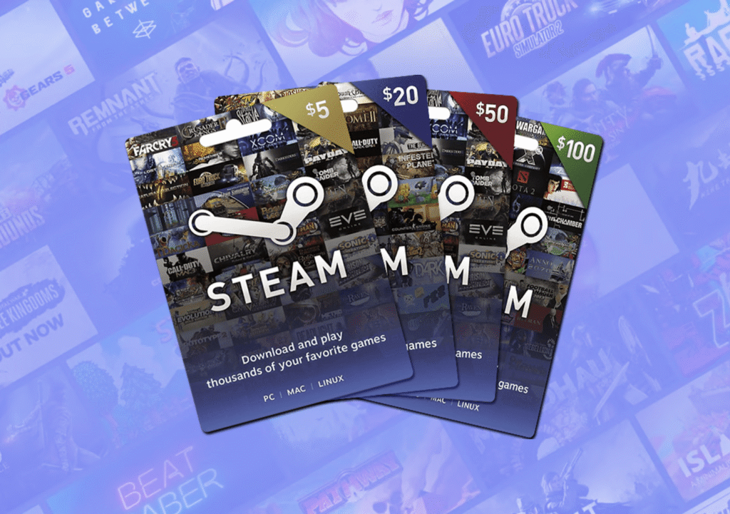 Steam gift card picture