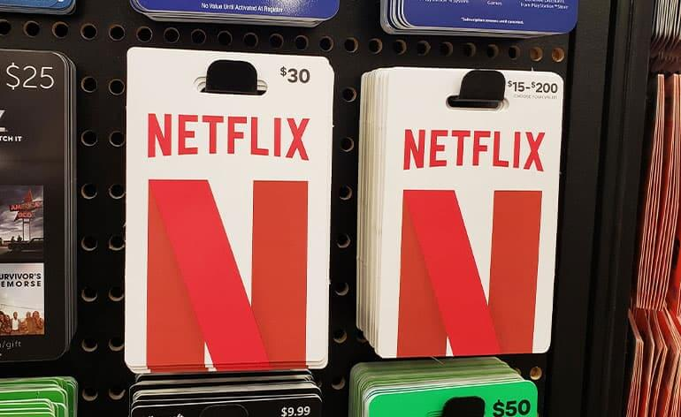 Netflix gift card