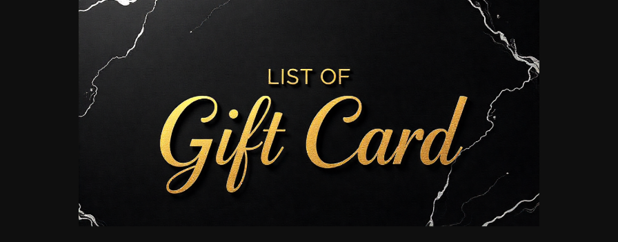 list of gift cards in canada