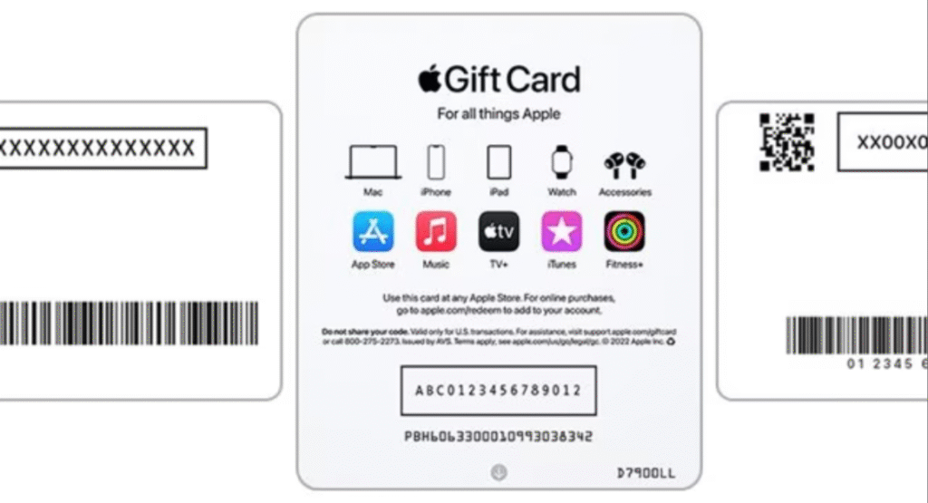 redeem apple gift card