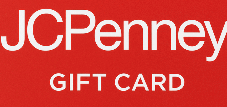 JCPenney gift card balance
