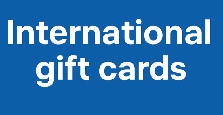 International gift cards