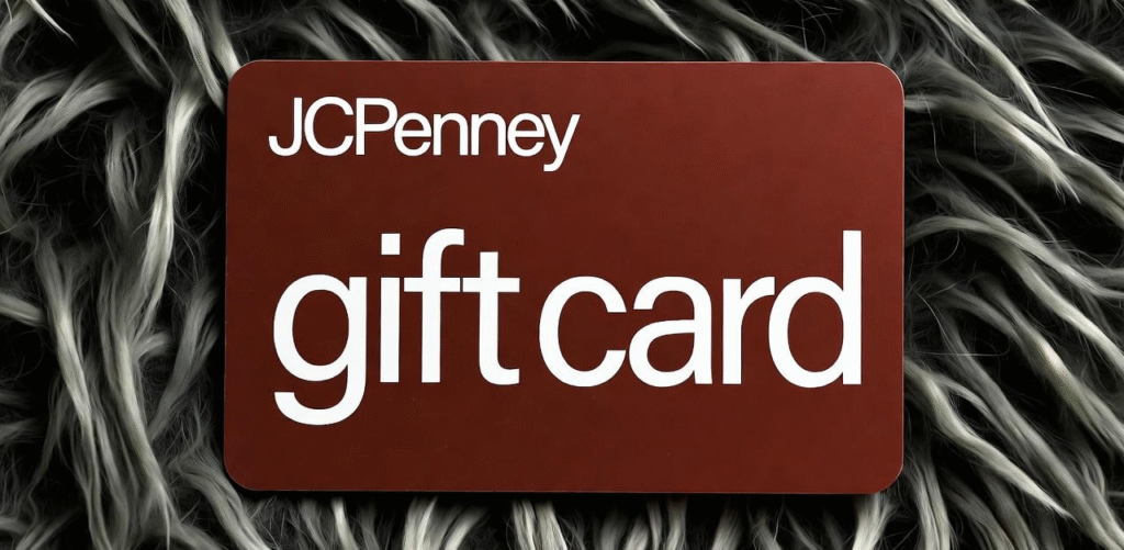 JCPenney gift card balance