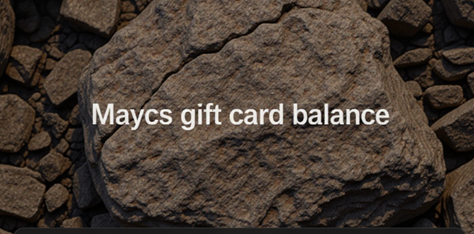 Check Macys gift card balance