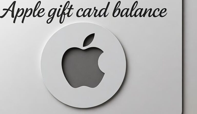 Apple gift card balance