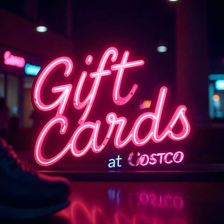 Gift cards at Costco