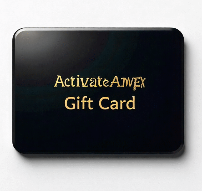 Activate Amex gift card