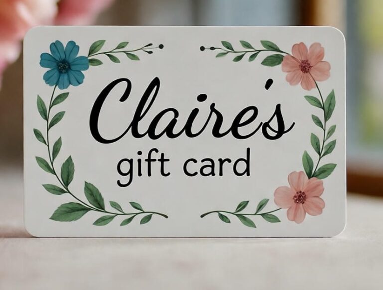 Claire's gift card