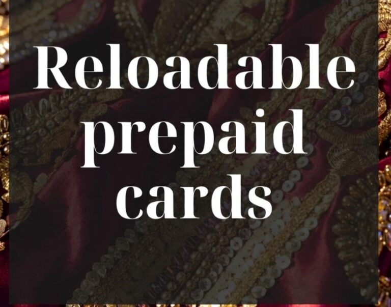 Reloadable prepaid cards