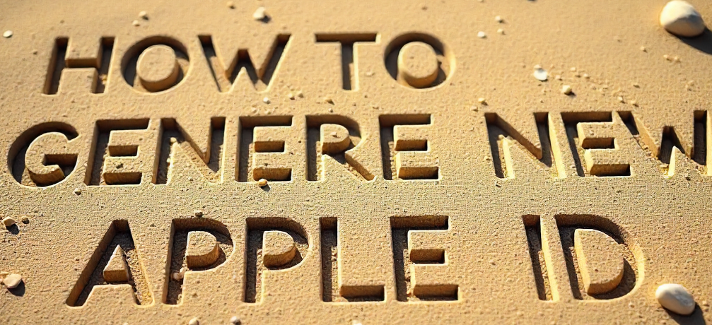 how to generate new apple id