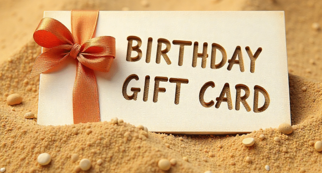 happy birthday gift card