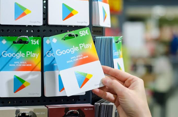 Google Play gift card balance