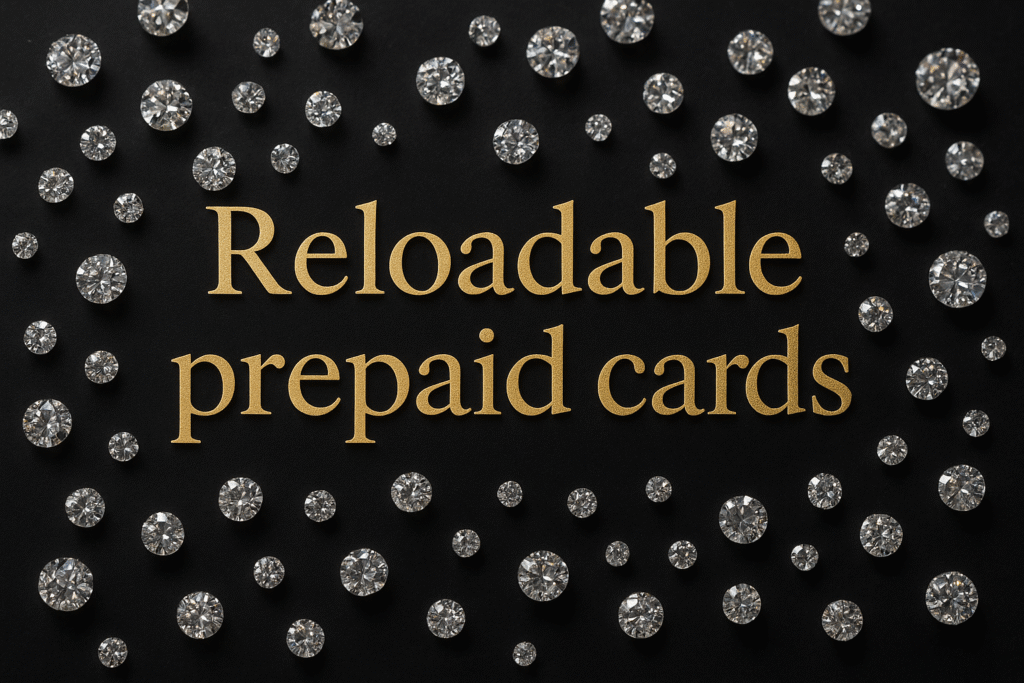 Reloadable prepaid cards