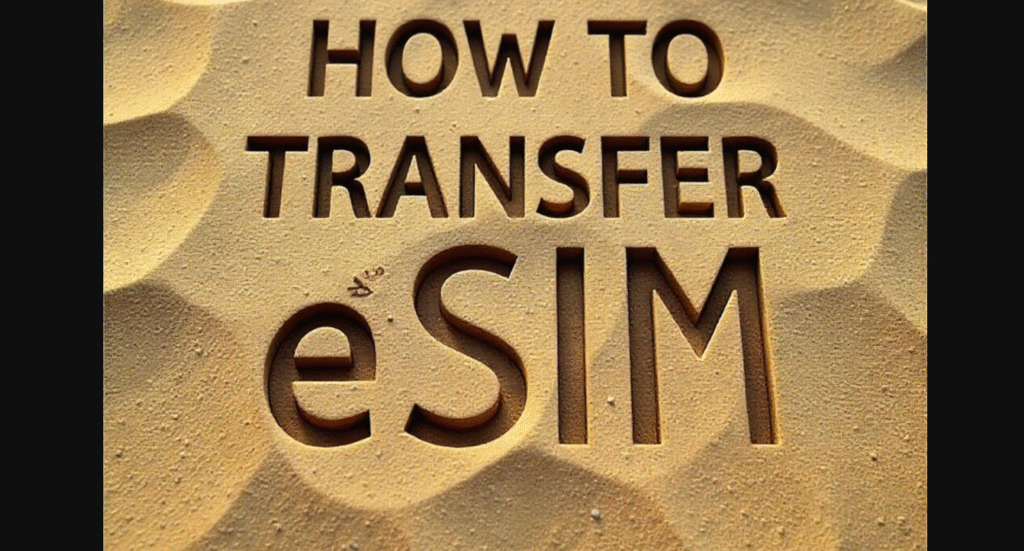 how to transfer eSIM