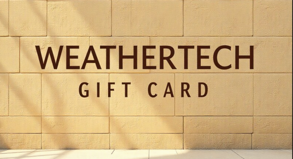 WeatherTech Gift card