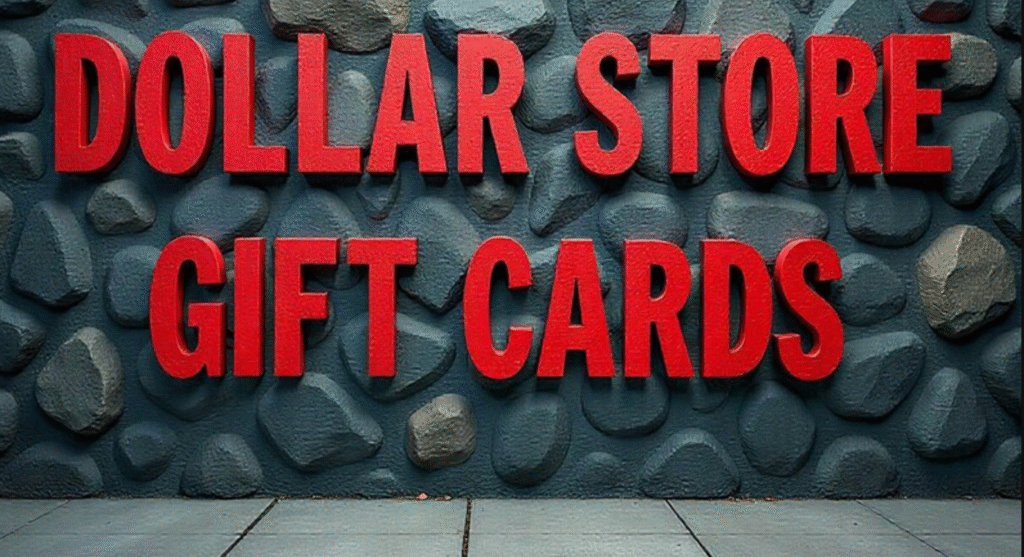 DOLLAR STORE GIFT CARDS
