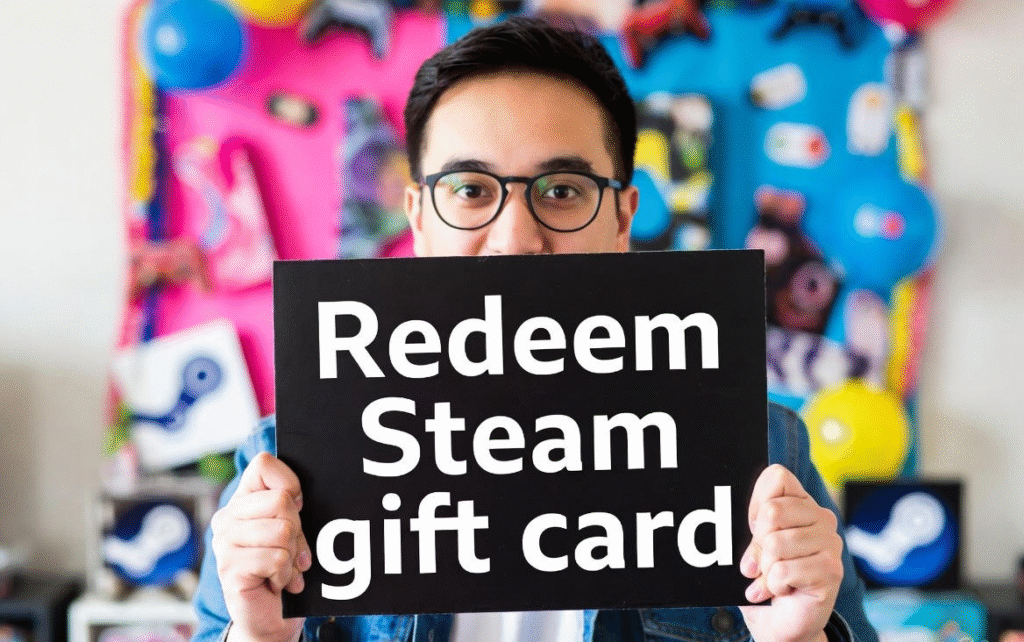 How to redeem Steam card