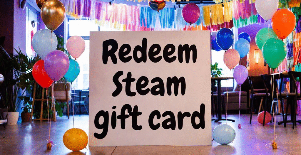 How to redeem Steam gift card