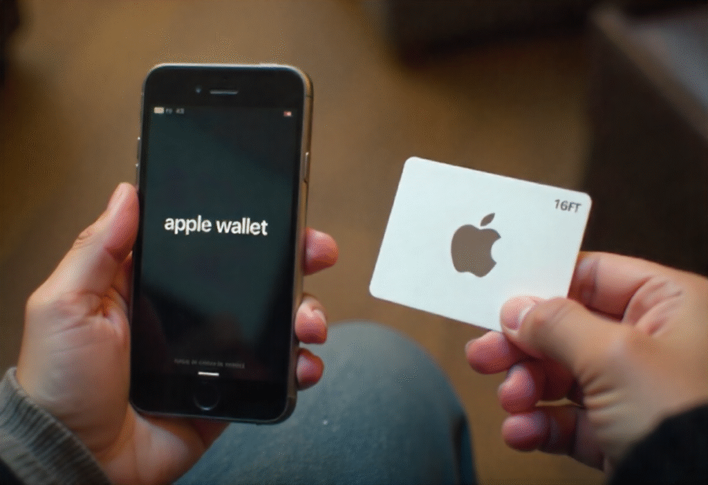 How to add a gift card to Apple wallet
