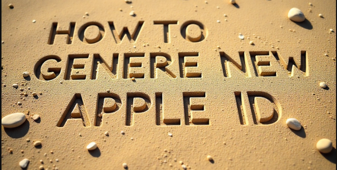 how to generate new apple id