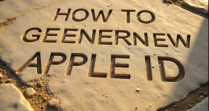 how to create new apple id in iphone