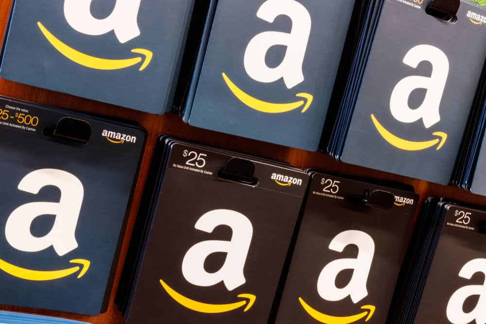 what stores sell amazon gift cards