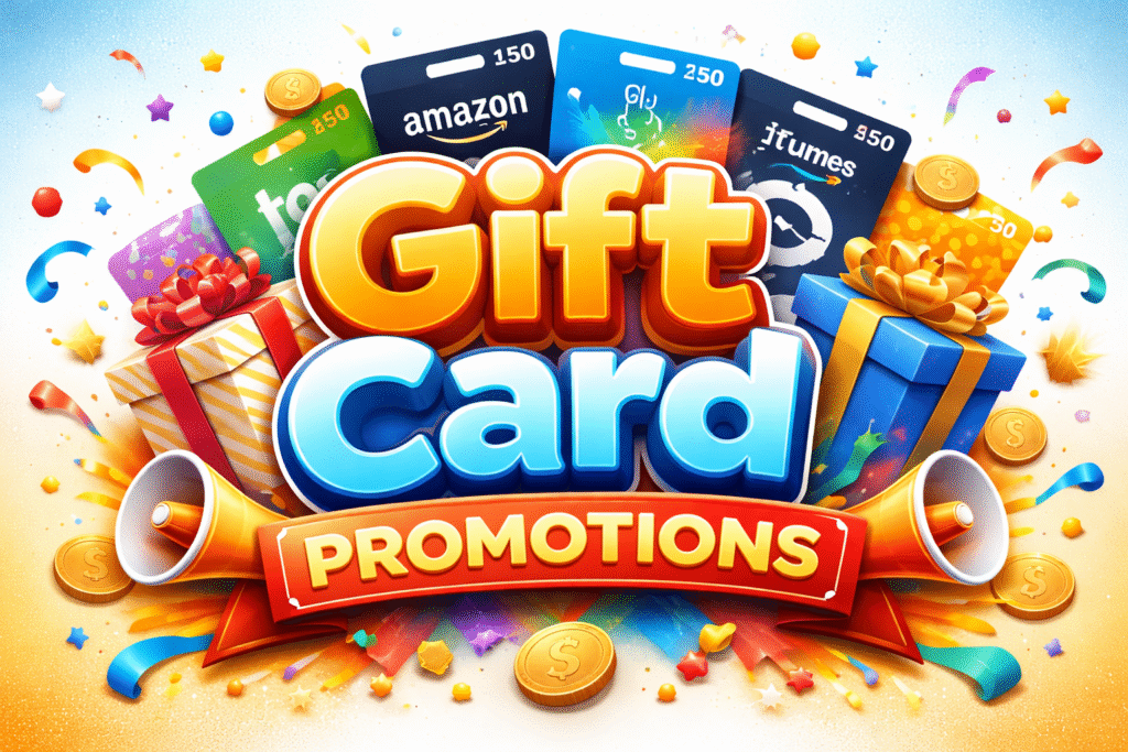Gift card promotions