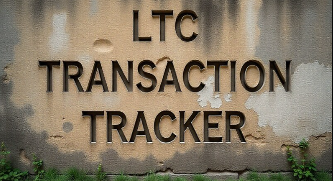 LTC crypto transaction tracker