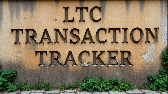 LTC blockchain transaction tracker