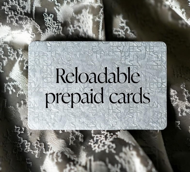 Reloadable prepaid cards
