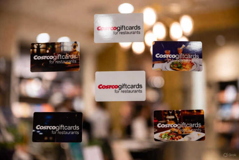 Costco gift cards for restaurants