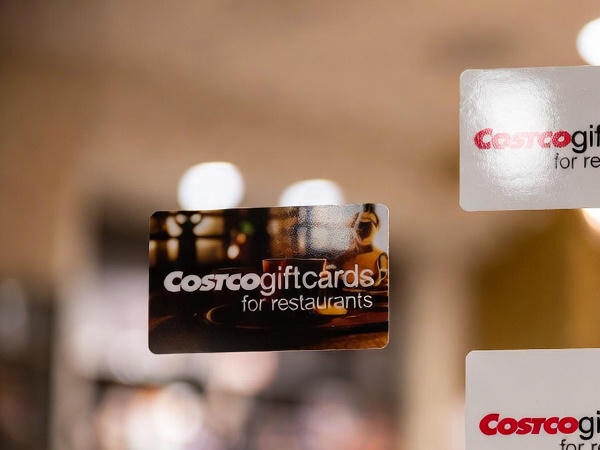 Costco gift cards for restaurants