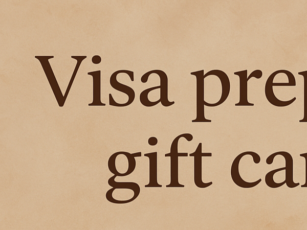 Visa prepaid gift card