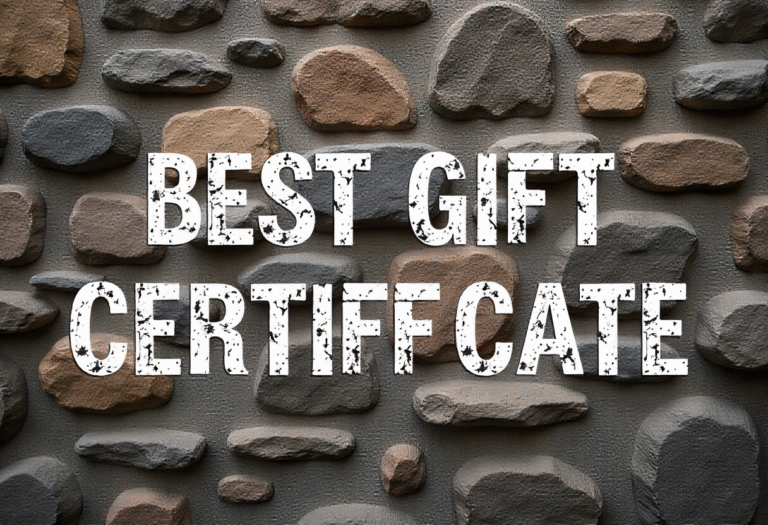 BEST GIFT CERTIFICATE