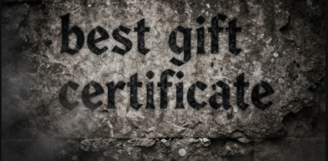 best gift certificate 