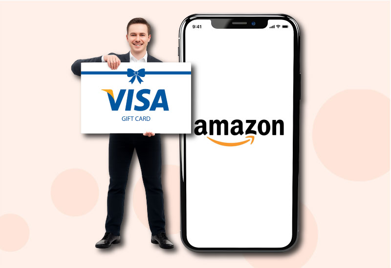 how to add visa gift cards on amazon