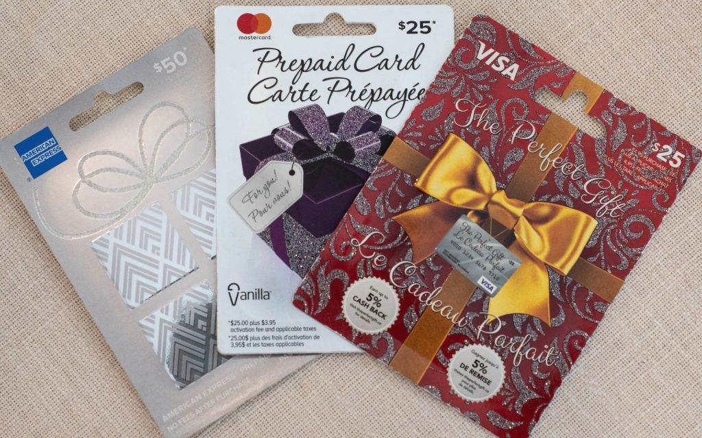 Visa prepaid gift card