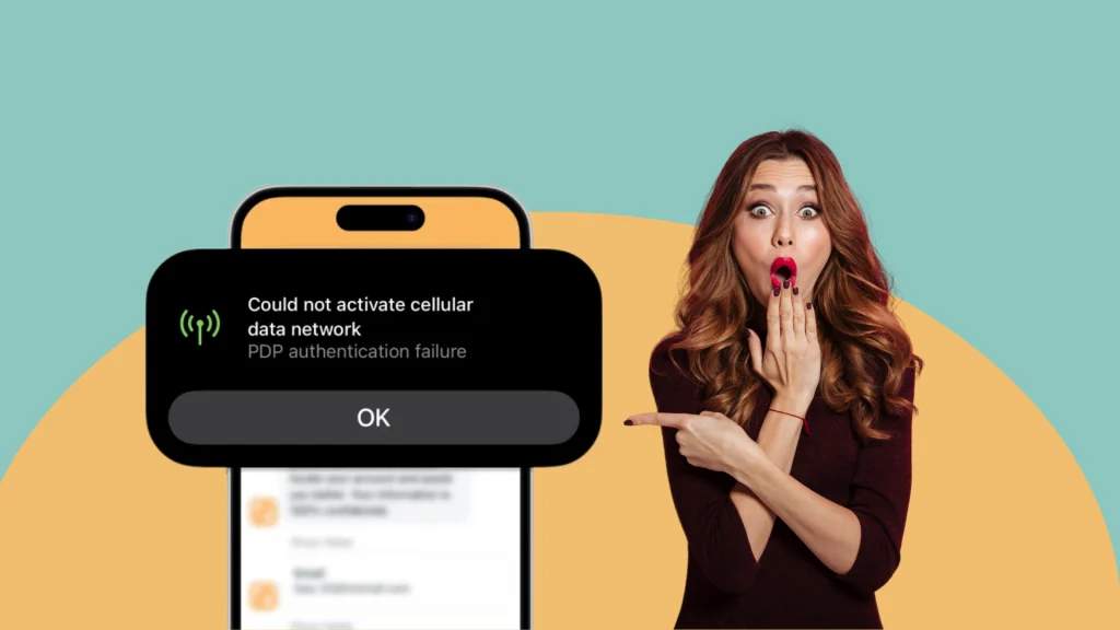 PDP Authentication Failure