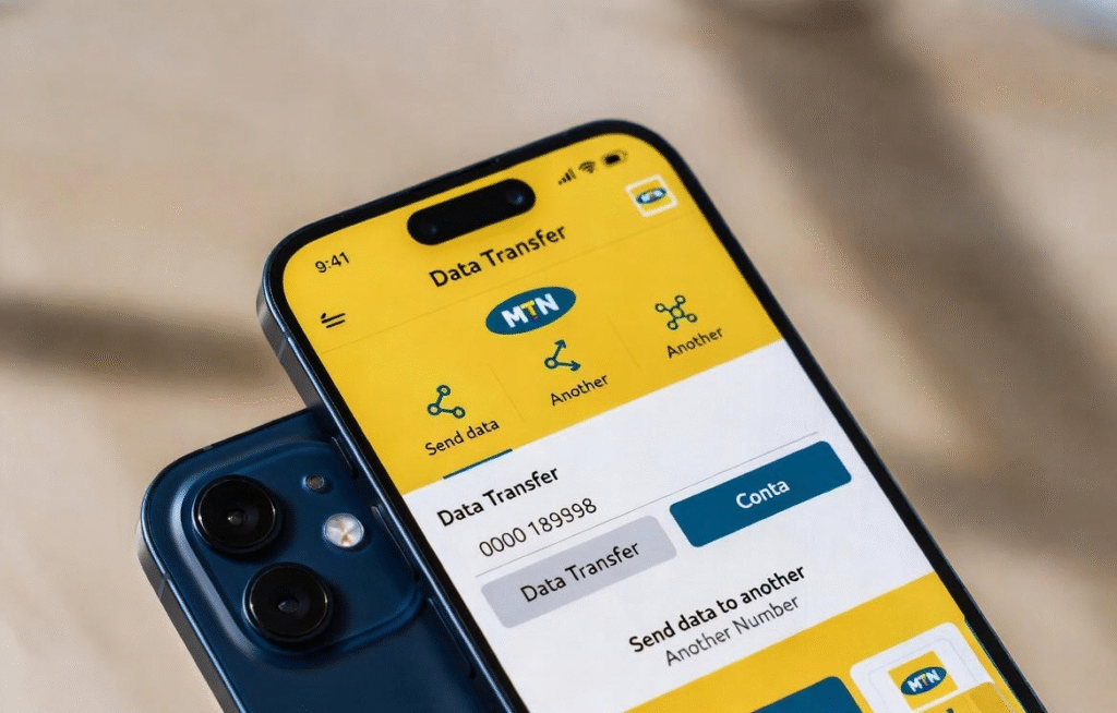 how to transfer data on mtn