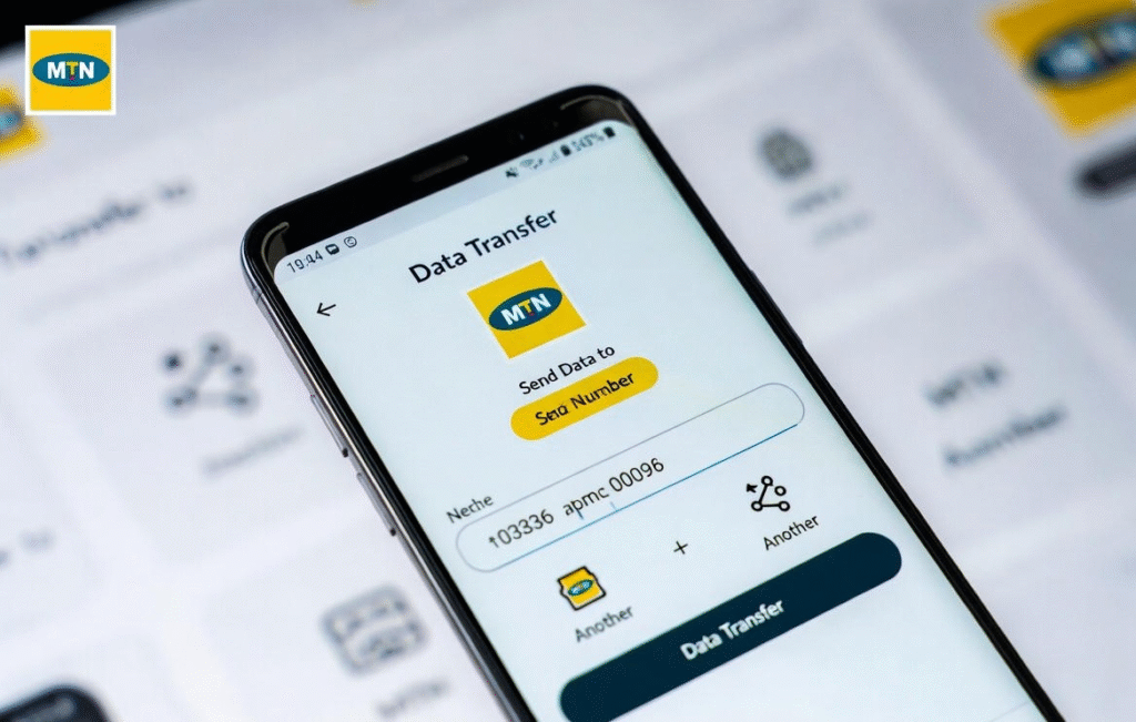 how to transfer data on mtn
