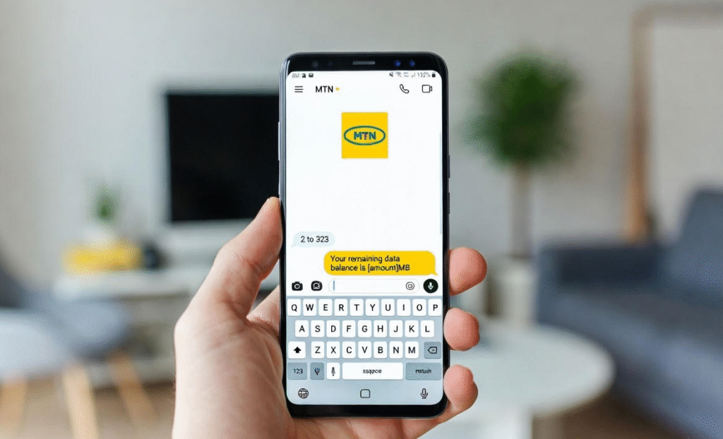 how to check data balance on mtn
