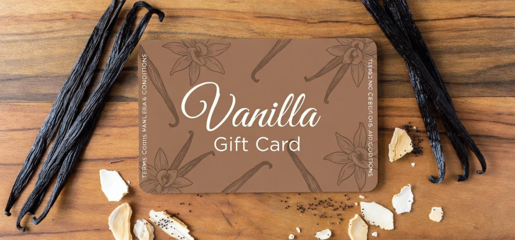 how to use Vanilla gift card online