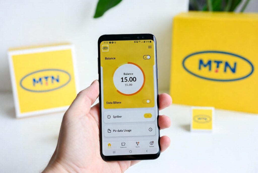 how to check data balance on mtn