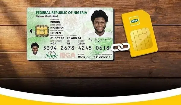 how to link NIN to MTN via SMS